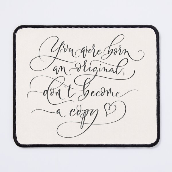 Item preview, Be Unique. Be an original. Don't be a copy designed and sold by Sandra Brezina.