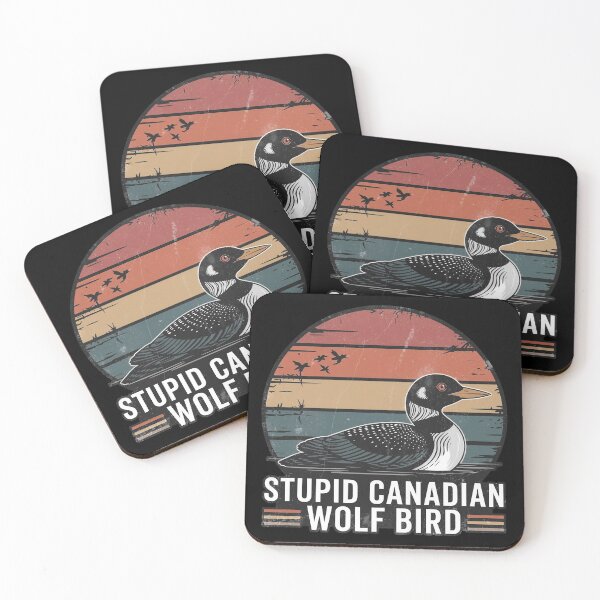 Item preview, Stupid Canadian Wolf Bird bundle designed and sold by ThamirArtistry.