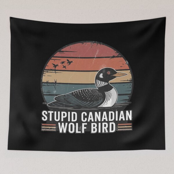 Item preview, Stupid Canadian Wolf Bird bundle designed and sold by ThamirArtistry.
