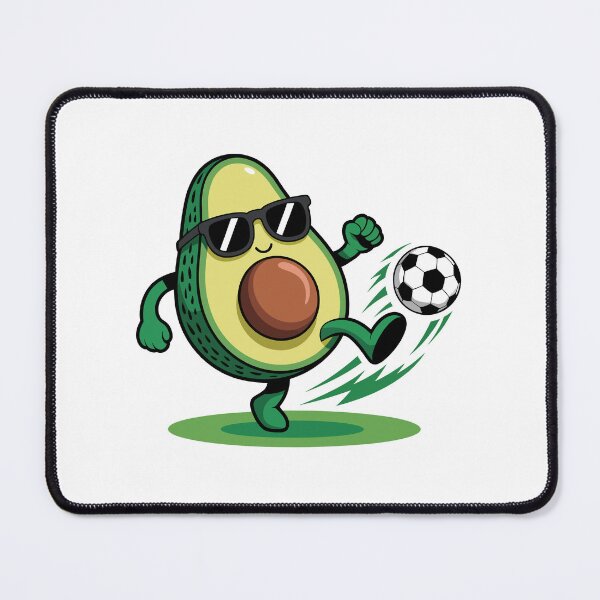 Item preview, Avocado Playing Soccer designed and sold by jkrphoto.