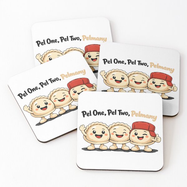 Item preview, Pel One, Pel Two, Pelmany – Funny Pelmeni Friends designed and sold by Pineapple-Tree.