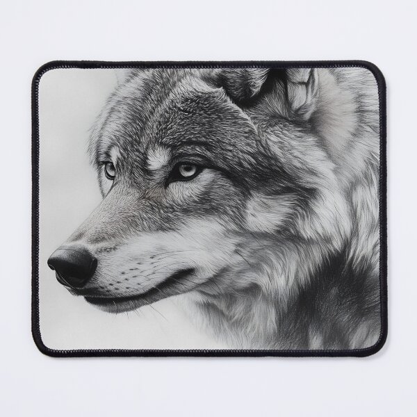 Item preview, Realistic Wolf pencil drawing designed and sold by Pencil-Art.