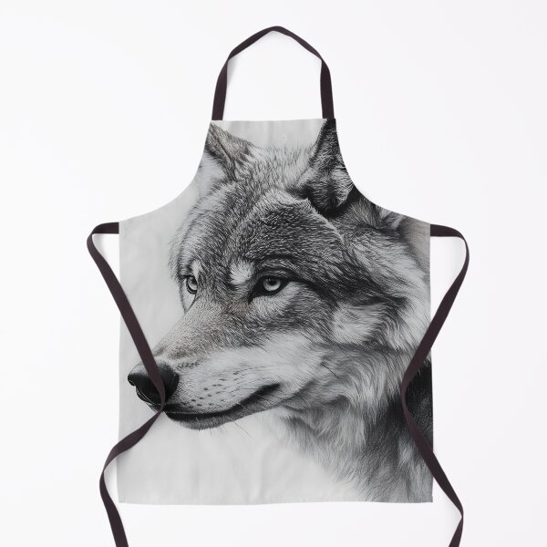 Item preview, Realistic Wolf pencil drawing  designed and sold by Pencil-Art.