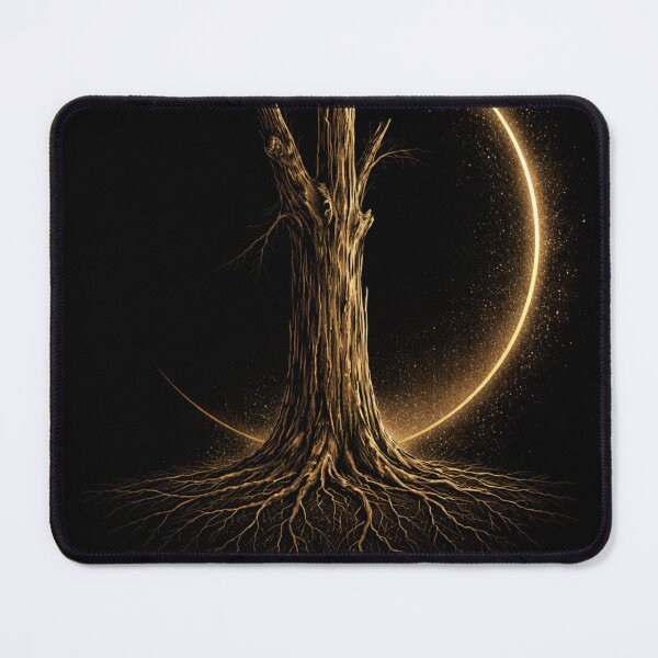 Item preview, Dead Tree Eclipse Shirt Minimal Dark Aesthetic Nature Spiritual T-Shirt designed and sold by MoosElkPL.