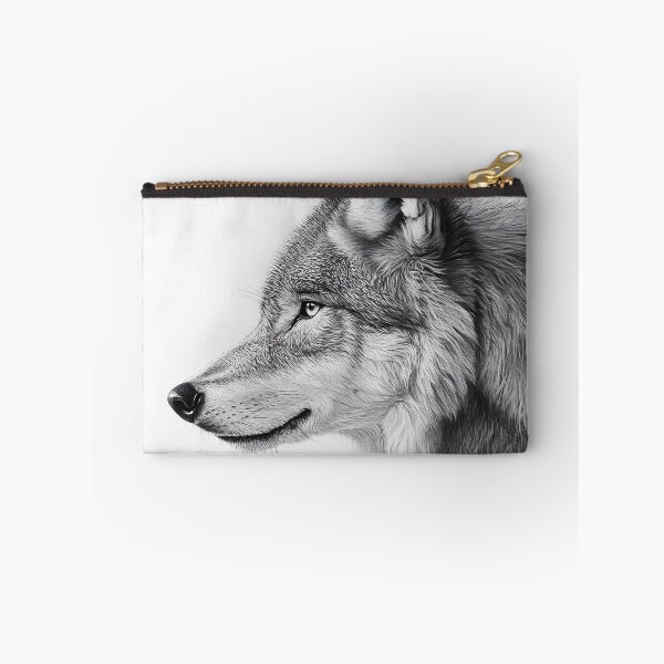 Item preview, Realistic Wolf pencil drawing  designed and sold by Pencil-Art.