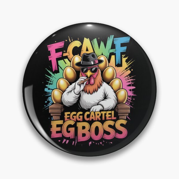 Item preview, Egg Cartel Boss Funny Easter Chicken Gangster T-Shirt V2 designed and sold by DarylWelsh2024.