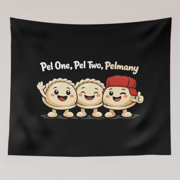 Item preview, Pel One, Pel Two, Pelmany – Funny Pelmeni Friends designed and sold by Pineapple-Tree.