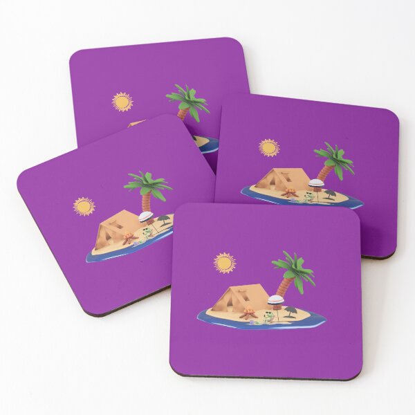 Item preview, Tropical Hut under Palm Trees and Blue Sky designed and sold by Ankitjain2504.