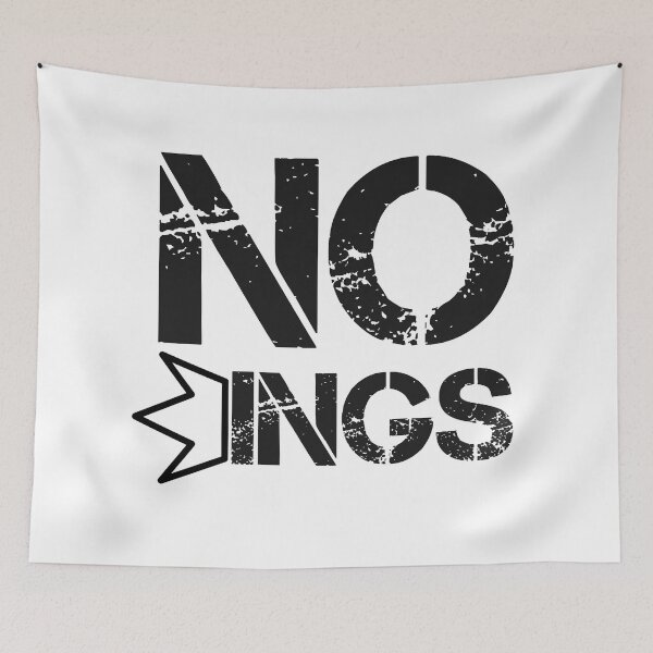Item preview, Copy of Copy of Copy of No Kings - Bold Distressed Anti-Authority Typography Art Print designed and sold by DesignArtist.ia.