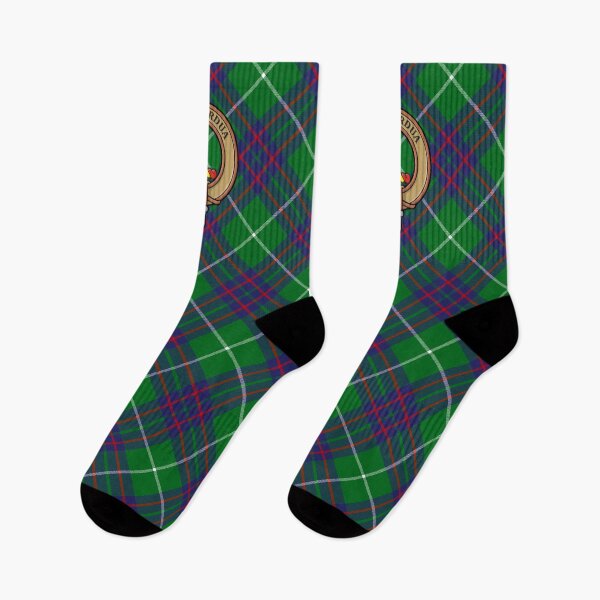 Item preview, Clan MacIntyre Crest over Hunting Tartan designed and sold by sifis.