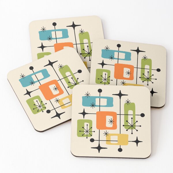 Item preview, Mid Century Modern Abstract Starburst Pattern designed and sold by tonymagnerart.