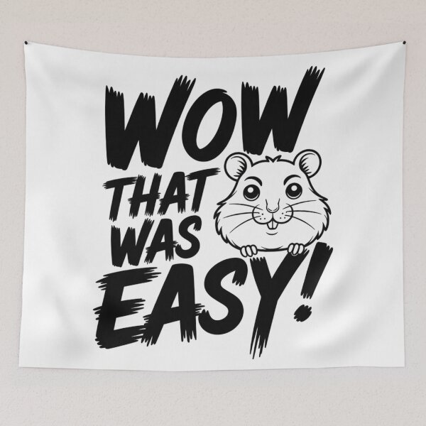 Item preview, Hamster - Wow, that was easy designed and sold by 123ks.