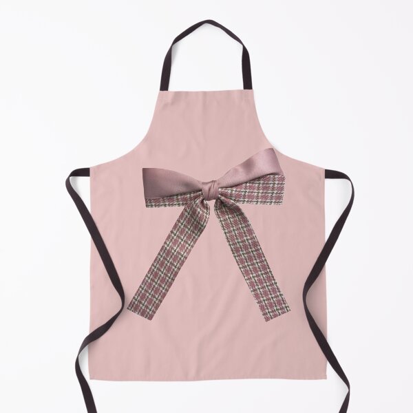 Item preview, Elegant Dusty Pink Plaid Bow - Coquette Aesthetic Tweed Pattern Ribbon designed and sold by Artsy Corner.