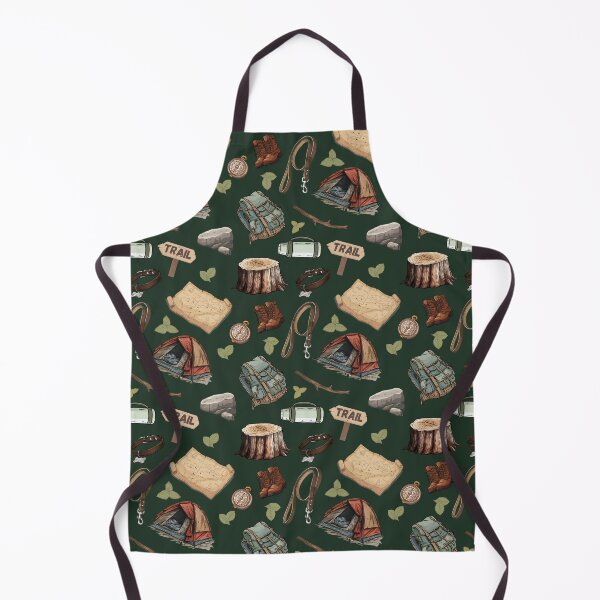 Item preview, Dog Hiking Adventure Pattern | Camping, Trail & Outdoor Life Seamless Design designed and sold by Paty S Lima.