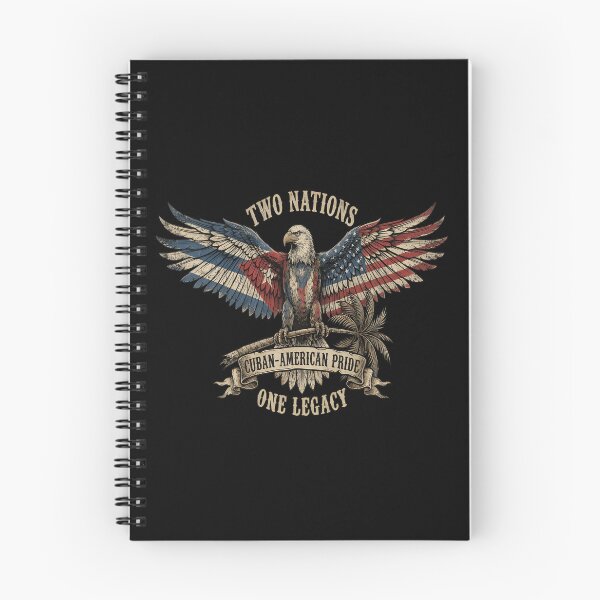 Item preview, Cuban American Pride: Two Nations One Legacy – Cuban & US Flag Heritage designed and sold by Axivra.