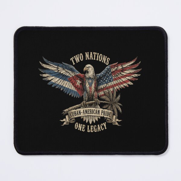 Item preview, Cuban American Pride: Two Nations One Legacy – Cuban & US Flag Heritage designed and sold by Axivra.
