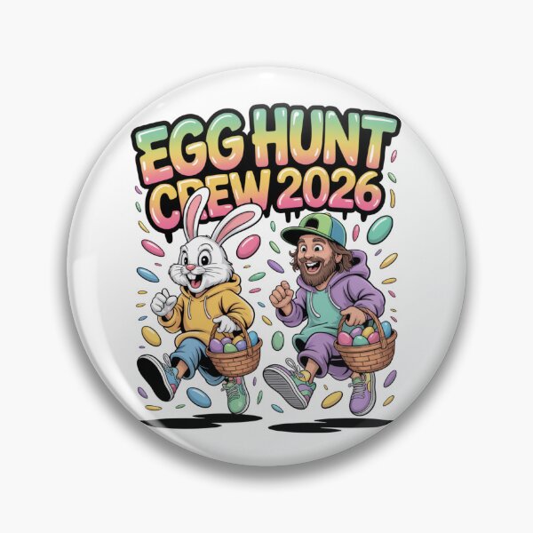 Item preview, Egg Hunt Crew 2026 Funny Easter Bunny Squad T-Shirt V4 designed and sold by DarylWelsh2024.