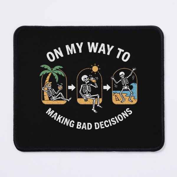 Item preview, On My Way to Bad Decisions Beach designed and sold by FreshVibe Prints.