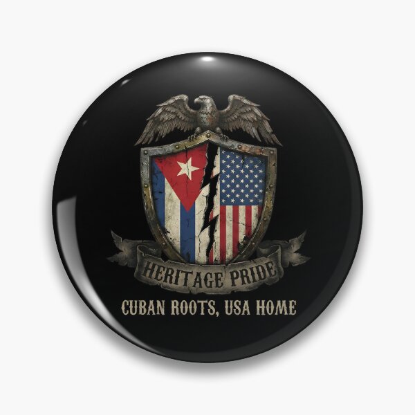 Item preview, Cuban American Heritage Pride - USA Roots & Cuba Home Flag designed and sold by Axivra.