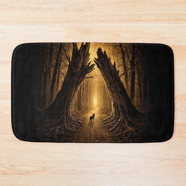 Item preview, Dark Forest Portal Art Shirt Mystical Path Nature Aesthetic Spiritual designed and sold by MoosElkPL.