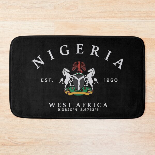 Item preview, NIGERIA Fundada en 1960 Escudo de armas Diseño universitario vintage designed and sold by Shopeon Designs.