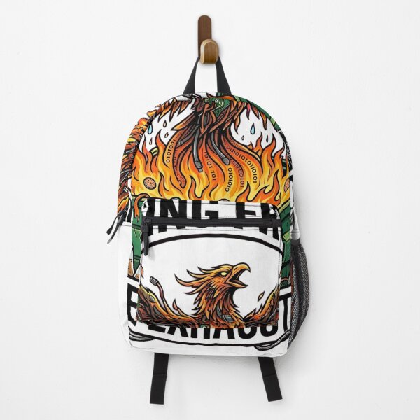 Item preview, Rising From The Exhaustion Dumpster Fire Phoenix Funny Millennial Fatigue - Tech Humor designed and sold by Mythic Ink Studio.