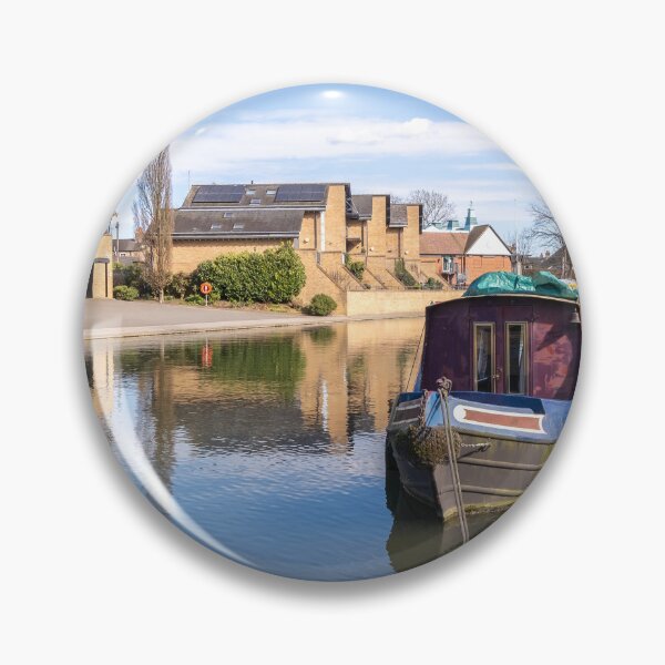 Item preview, Narrow boat on the river designed and sold by yackers1.