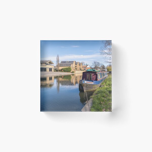 Item preview, Narrow boat on the river designed and sold by yackers1.