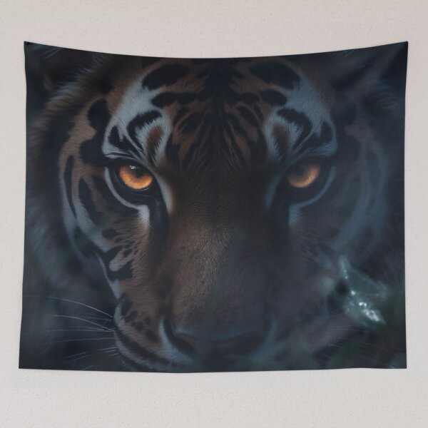 Item preview, Tiger in the Shadows designed and sold by TinCatOutPost.