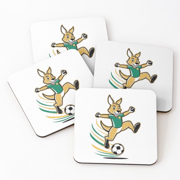 Item preview, Dynamic Australian Kangaroo Soccer Player Mascot Art designed and sold by PMTaurus.