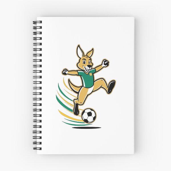 Item preview, Arte de la mascota dinámica del jugador de fútbol canguro australiano designed and sold by PMTaurus.