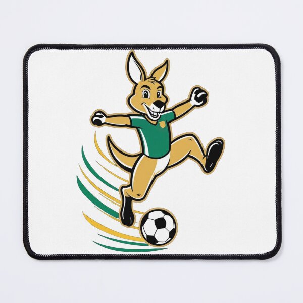 Item preview, Dynamic Australian Kangaroo Soccer Player Mascot Art designed and sold by PMTaurus.
