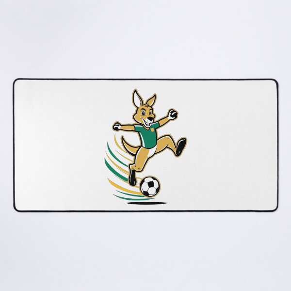 Item preview, Dynamic Australian Kangaroo Soccer Player Mascot Art designed and sold by PMTaurus.