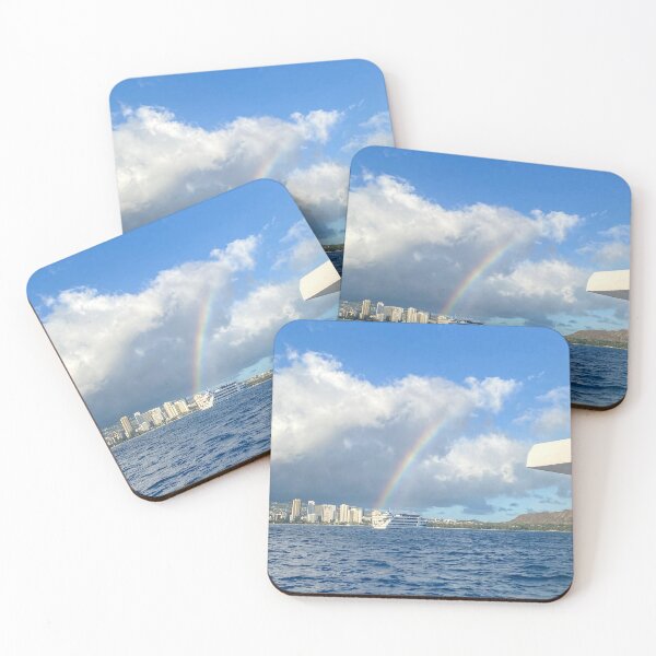 Item preview, Donde aterriza el arcoíris — Honolulu, Hawái (Fotografía con iPhone) designed and sold by 313FILES.