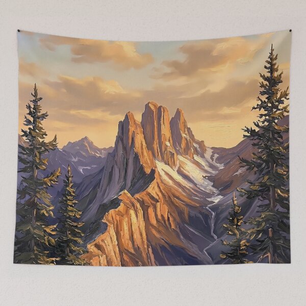 Item preview, Mountain Peak above Pine Forest designed and sold by Vista Atelier.