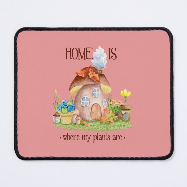 Item preview, Home Is Where My Plants Are - Positive Affirmation Tee for Anxiety Support designed and sold by TZehrfeldPhotos.