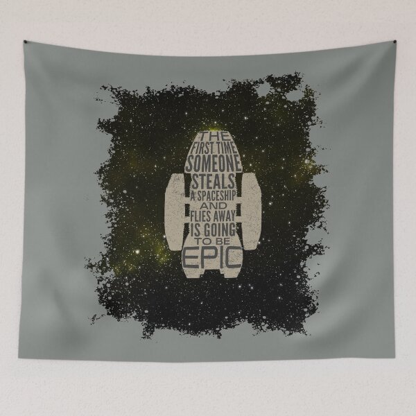 Item preview, The First Time Someone Steals a Spaceship designed and sold by Karen's Creations.
