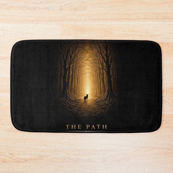 Item preview, The Path Minimal Forest Shirt Dark Aesthetic Nature Journey T-Shirt designed and sold by MoosElkPL.