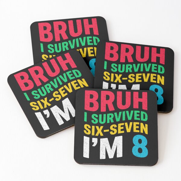 Item preview, Bruh I Survived Six Seven I’m 8 Year Old 8th Birthday Boy designed and sold by FreshVibe Prints.