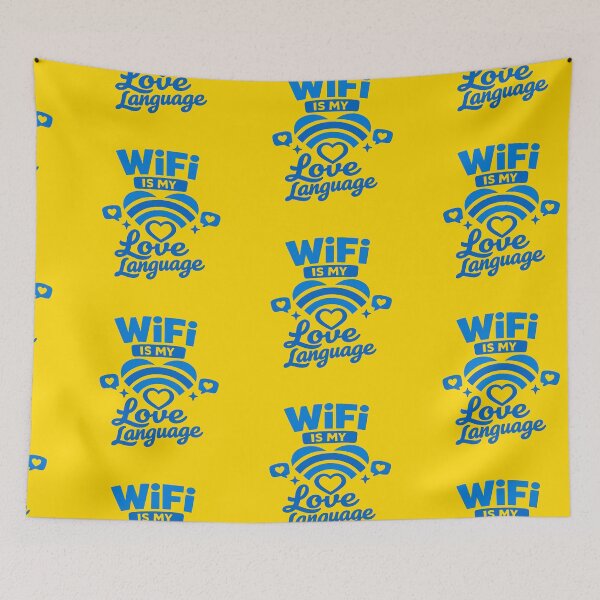 Item preview, WiFi Is My Love Language designed and sold by AndreBarnard.