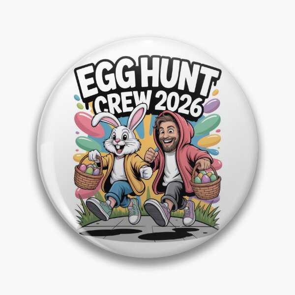 Item preview, Egg Hunt Crew 2026 Funny Easter Bunny Squad T-Shirt V7 designed and sold by DarylWelsh2024.