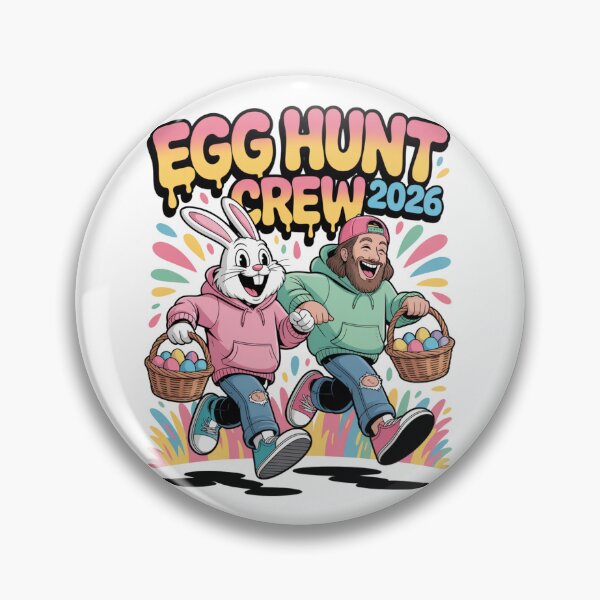 Item preview, Egg Hunt Crew 2026 Funny Easter Bunny Squad T-Shirt V8 designed and sold by DarylWelsh2024.