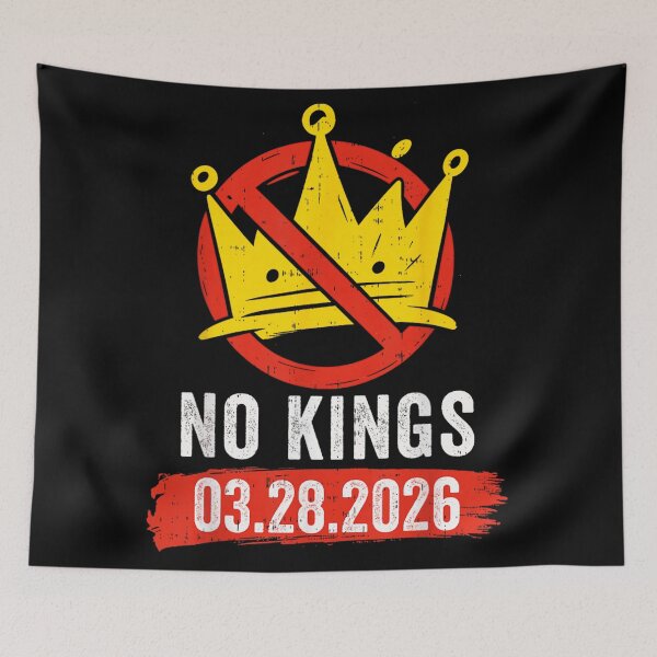 Item preview, No Kings Anti Monarchy Rebellion Graphic For Freedom And Equality Lovers Gift designed and sold by EricCotanori.
