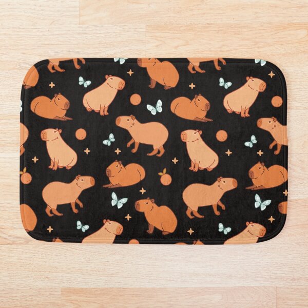 Item preview, Capybaras pattern designed and sold by Erika Vaigel Illustrations.