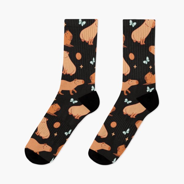Item preview, Capybaras pattern designed and sold by Erika Vaigel Illustrations.