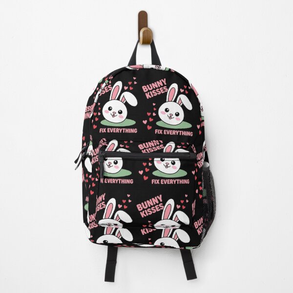 Item preview, Bunny Kisses Fix Everything Cute Love designed and sold by FreshVibe Prints.