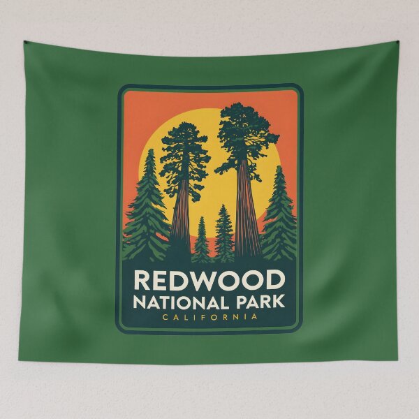 Item preview, Redwood National Park - California designed and sold by GoodOldVintage.