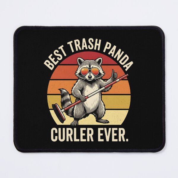 Item preview, Best Trash Panda Curler Ever - Funny Raccoon Curling  designed and sold by Axivra.