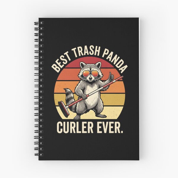 Item preview, Best Trash Panda Curler Ever - Funny Raccoon Curling  designed and sold by Axivra.