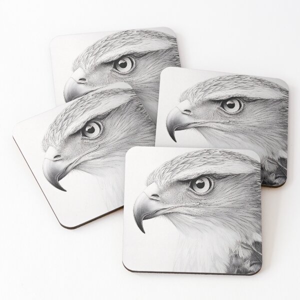 Item preview, Realistic Falcon pencil drawing designed and sold by Pencil-Art.